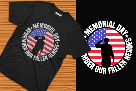 American Hero Memorial Day Tee Design