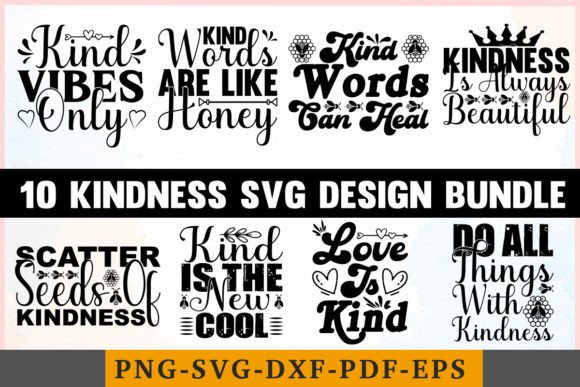 Kindness Svg Design Bundle