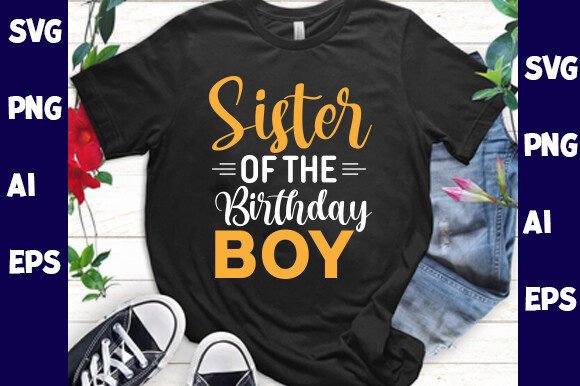 Unleash Your Creativity with the Sister of the Birthday Boy Digital Artwork