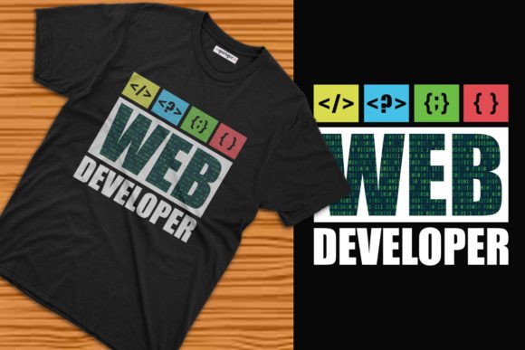 Web Developer T-shirt Design: A Versatile Template for Creators