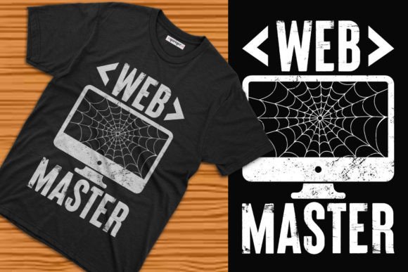 Web Master Web Developer Tee Design