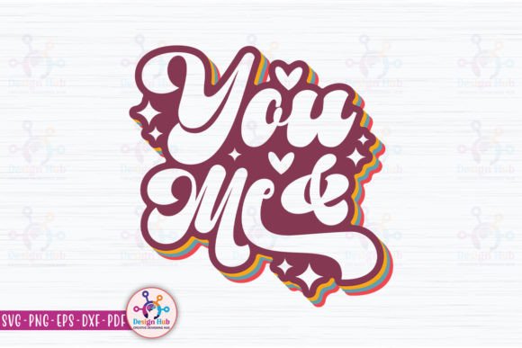 You and Me Retro SVG
